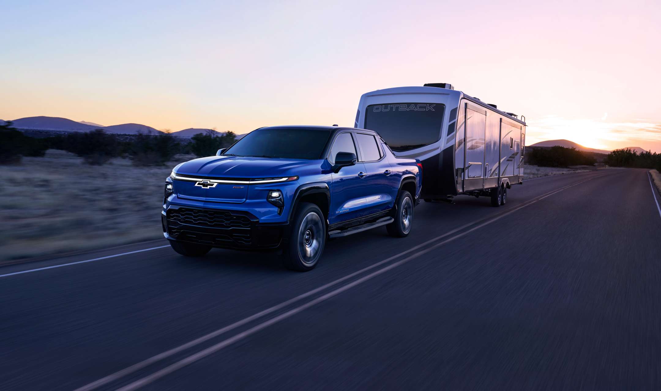 Chevrolet Silverado EV Pickup Truck Parked